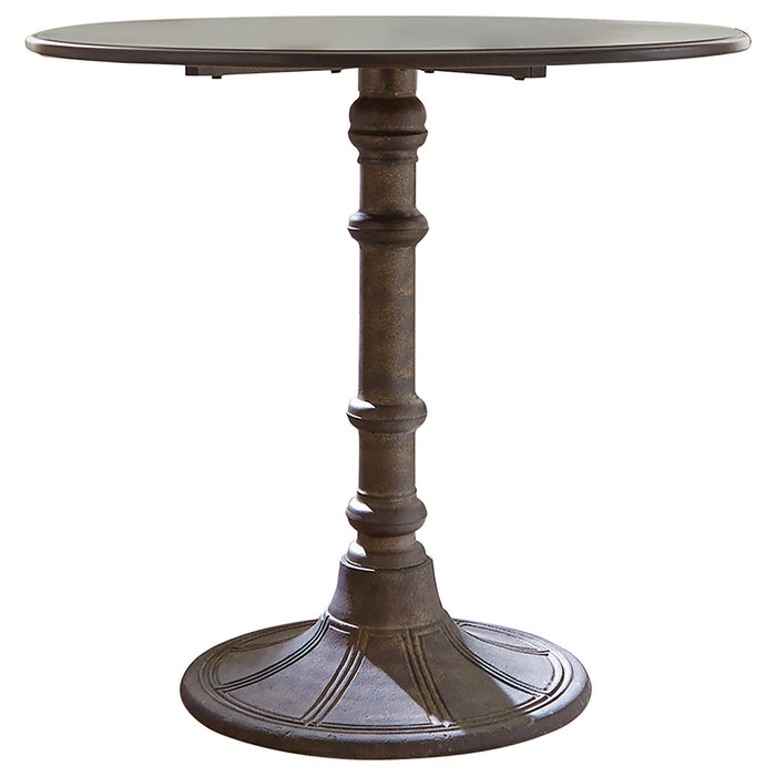 Oswego Round Bistro Dining Table Bronze - Orbit Furniture (Richmond,BC)