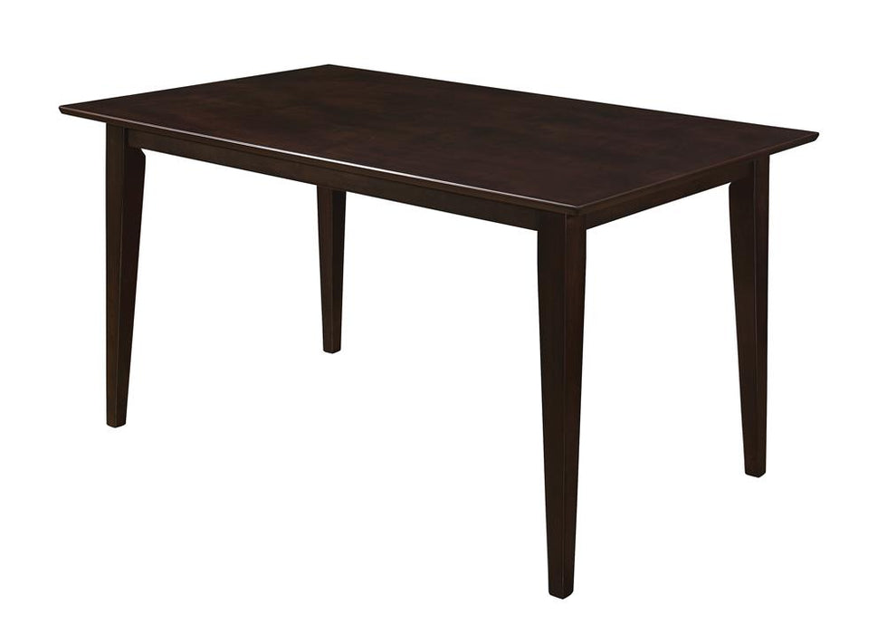 Gabriel Rectangular Dining Table Cappuccino - Orbit Furniture (Richmond,BC)