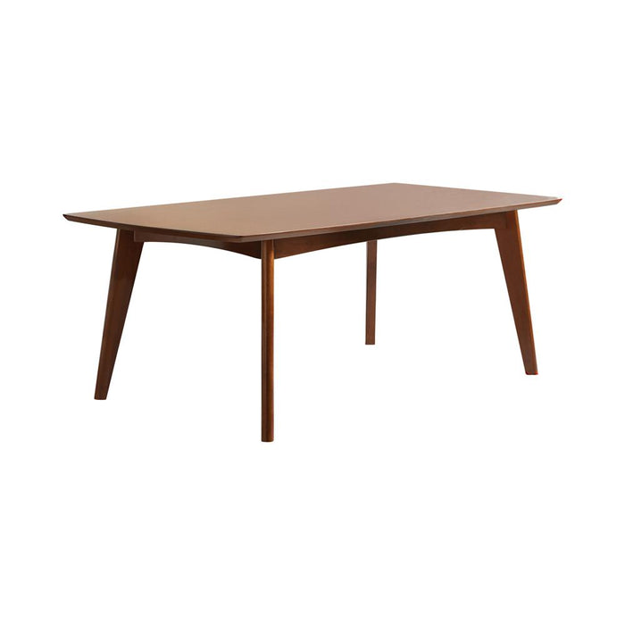 Malone Rectangular Dining Table Dark Walnut - Orbit Furniture (Richmond,BC)