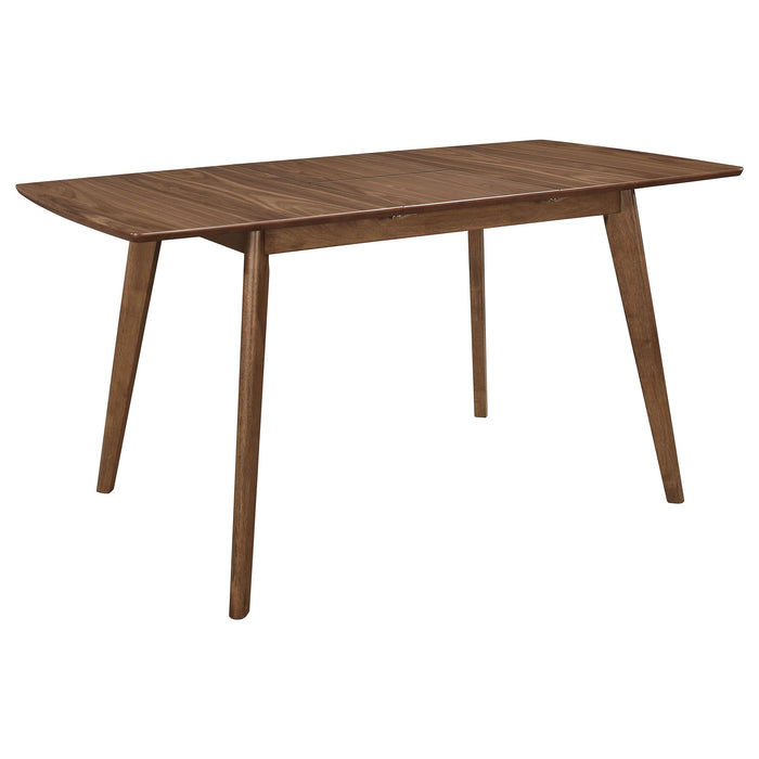 Alfredo Rectangular Dining Table Natural Walnut - Orbit Furniture (Richmond,BC)