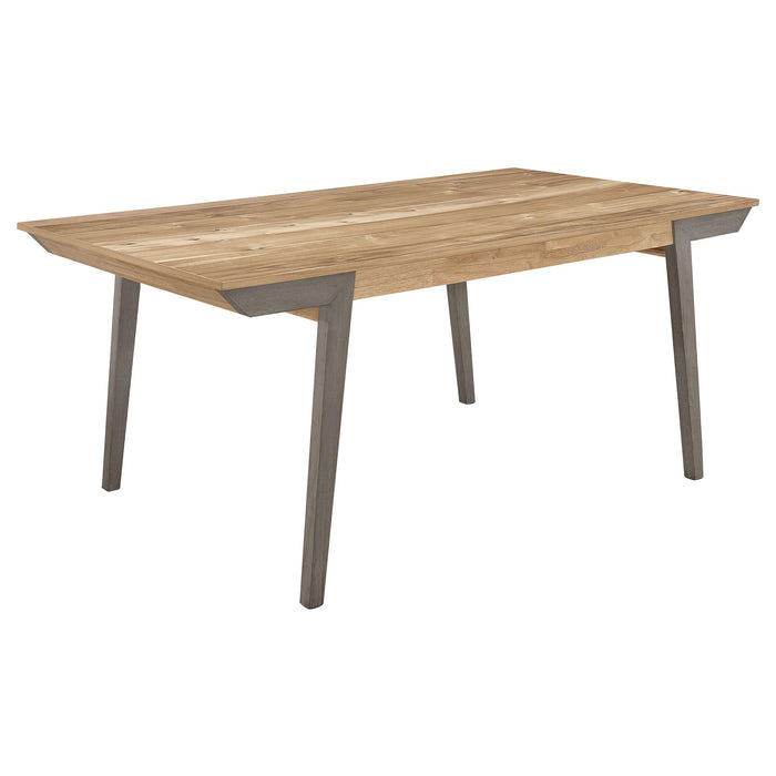 Nogales Wooden Dining Table Acacia and Coastal Grey - Orbit Furniture (Richmond,BC)
