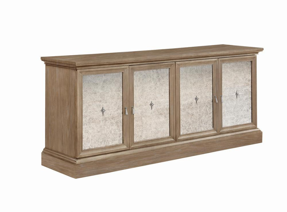 Brockway 4-door Server Barley Brown - Orbit Furniture (Richmond,BC)