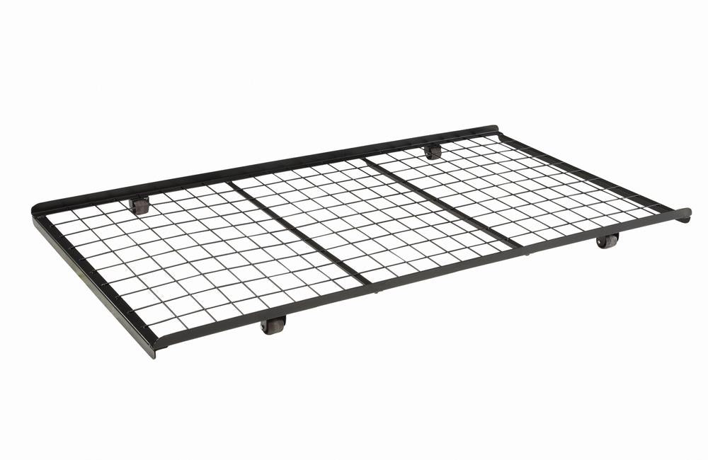 Eden Twin Trundle Bed with Rollers Black - Orbit Furniture (Richmond,BC)