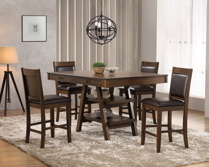 Dewey 5 Pc Counter Height Dining Sets - Orbit Furniture (Richmond,BC)