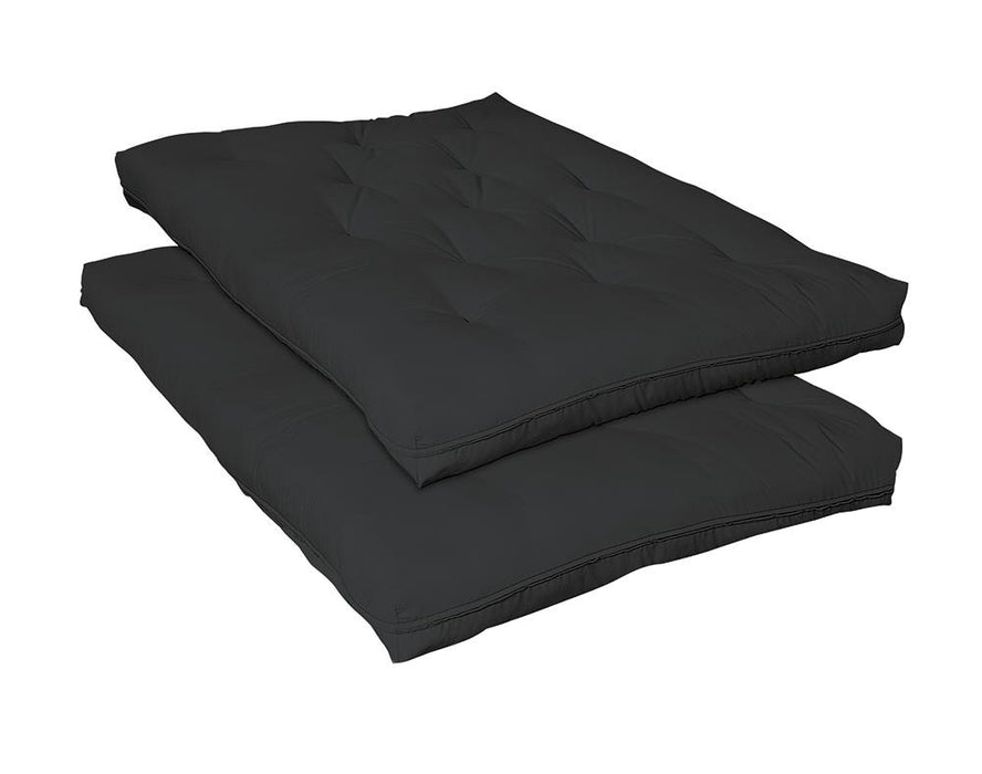 7.5" Deluxe Innerspring Futon Pad Black - Orbit Furniture (Richmond,BC)