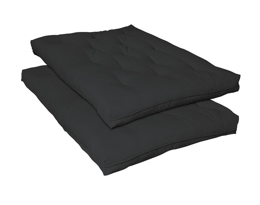 9" Deluxe Innerspring Futon Pad Black - Orbit Furniture (Richmond,BC)