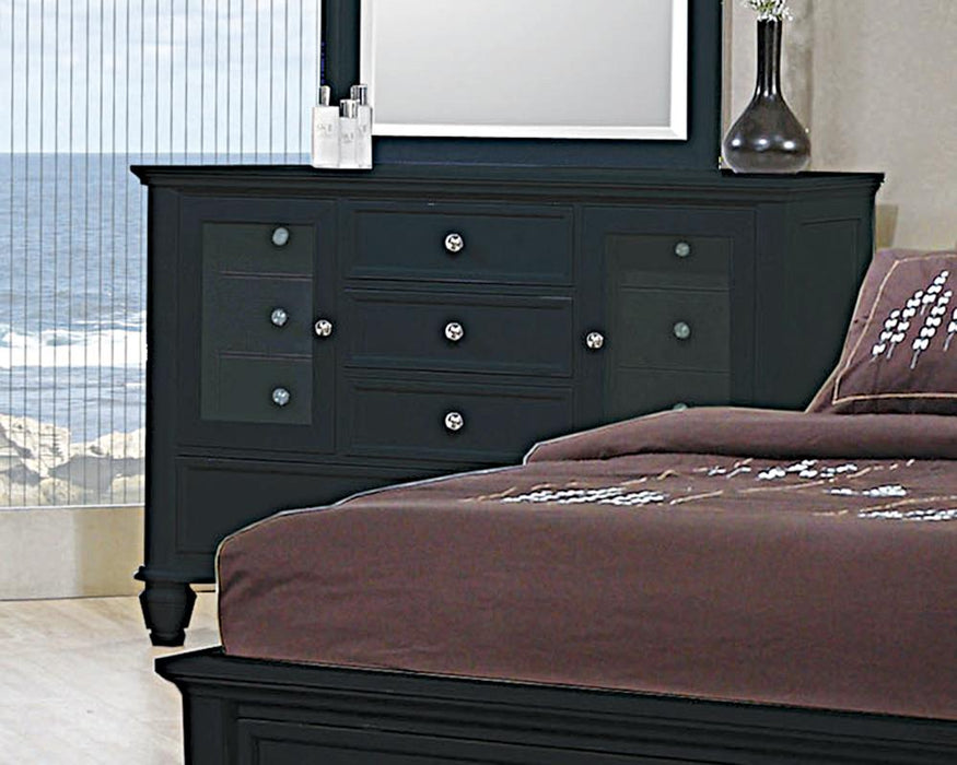 Sandy Beach 11-drawer Dresser Black - Orbit Furniture (Richmond,BC)