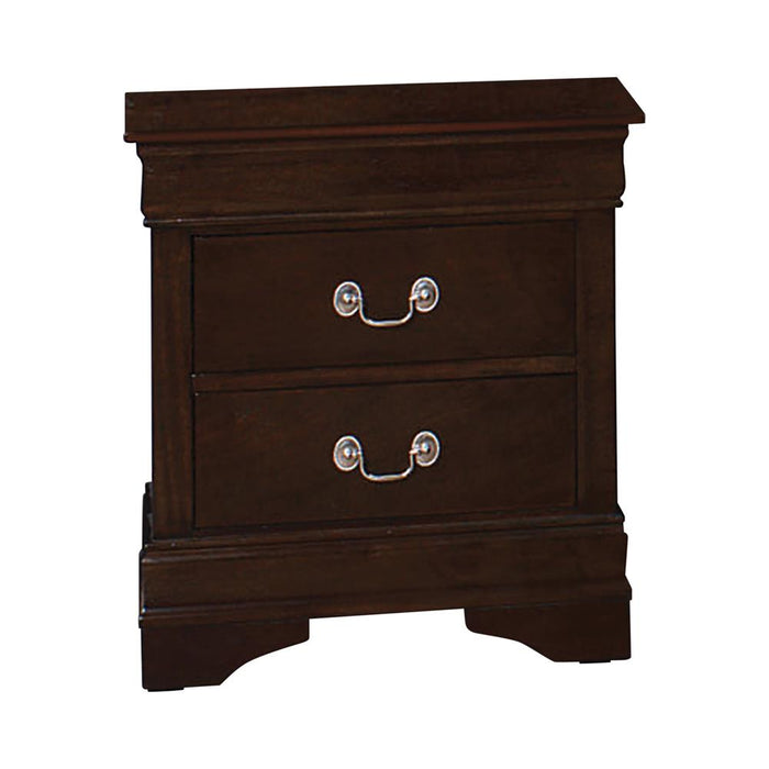 Louis Philippe 2-drawer Nightstand Cappuccino - Orbit Furniture (Richmond,BC)