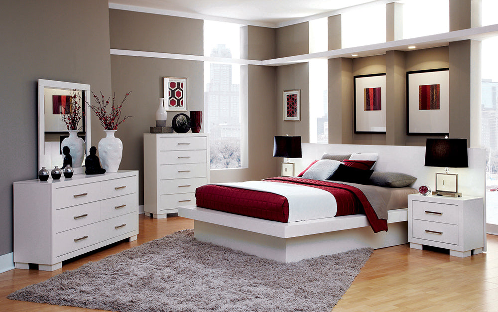 Jessica Bedroom Set with Nightstand Panels - Orbit Furniture (Richmond,BC)