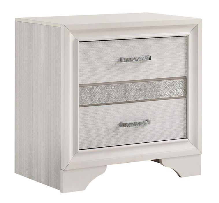 Miranda 2-drawer Nightstand Tray White - Orbit Furniture (Richmond,BC)