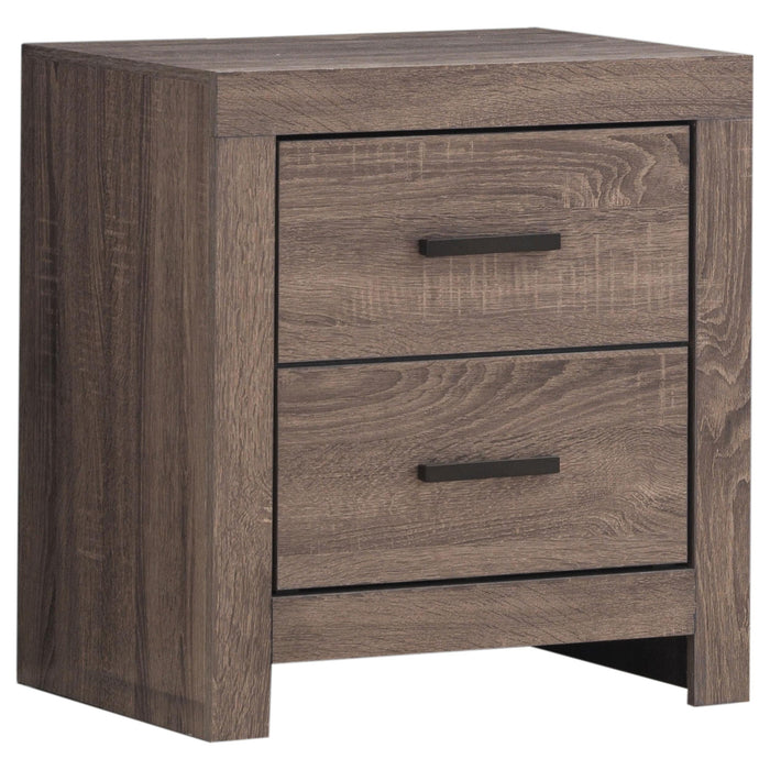 Brantford 2-drawer Nightstand Barrel Oak - Orbit Furniture (Richmond,BC)