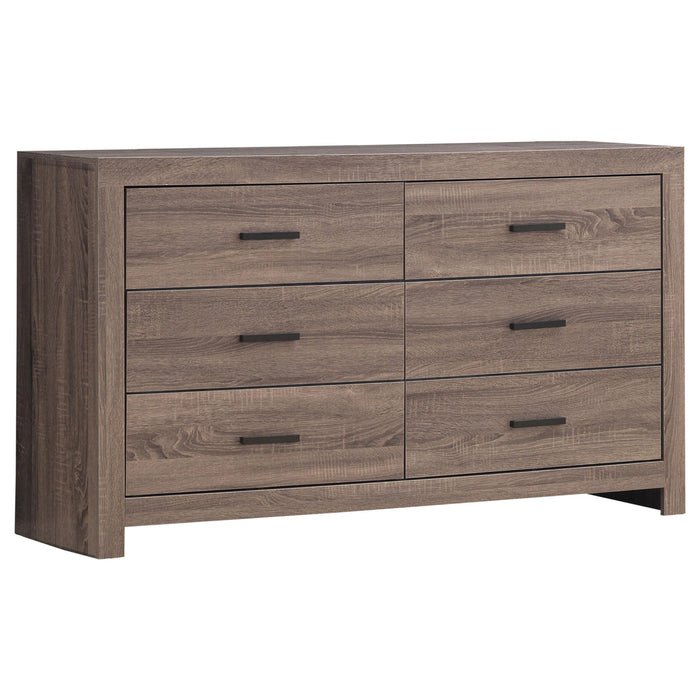 Brantford 6-drawer Dresser Barrel Oak - Orbit Furniture (Richmond,BC)