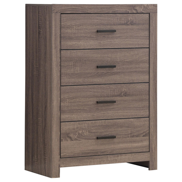 Brantford 4-drawer Chest Barrel Oak - Orbit Furniture (Richmond,BC)