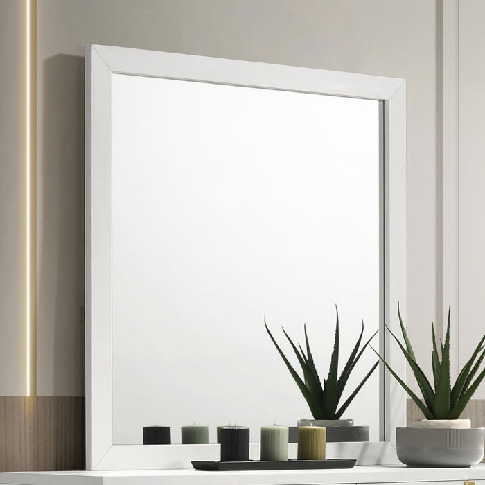 Marceline Dresser Mirror White - Orbit Furniture (Richmond,BC)