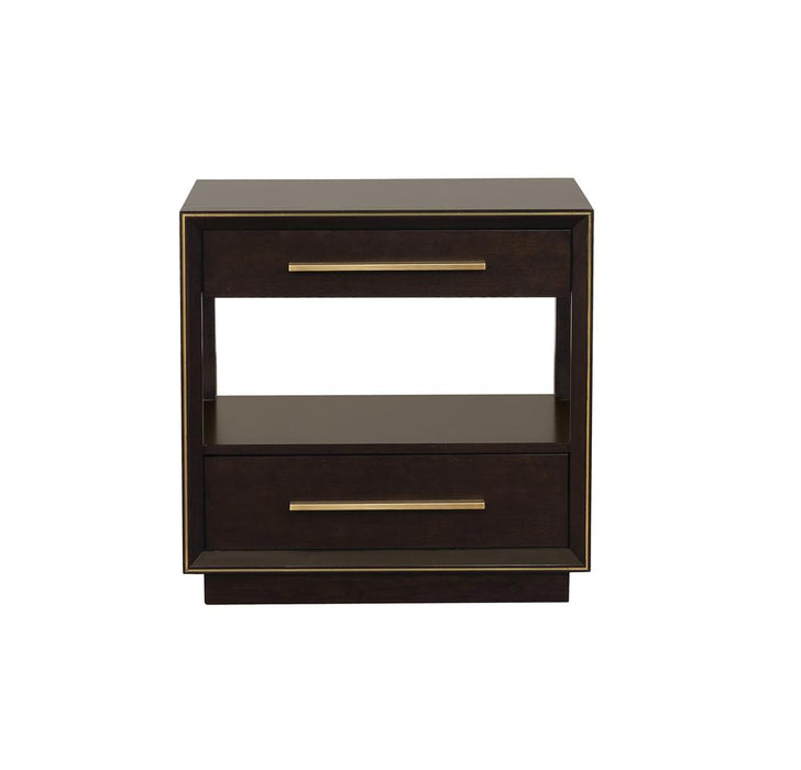 Durango 2-drawer Nightstand Smoked Peppercorn - Orbit Furniture (Richmond,BC)