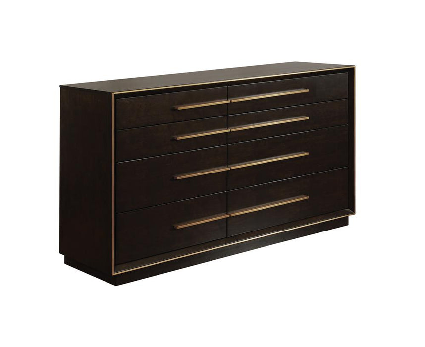 Durango 8-drawer Dresser Smoked Peppercorn - Orbit Furniture (Richmond,BC)