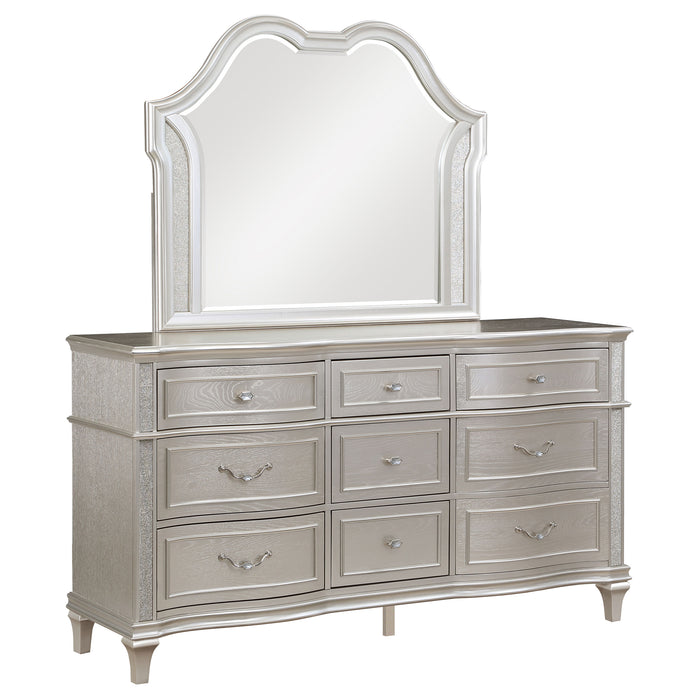 Evangeline Dresser With Mirror - Orbit Furniture (Richmond,BC)