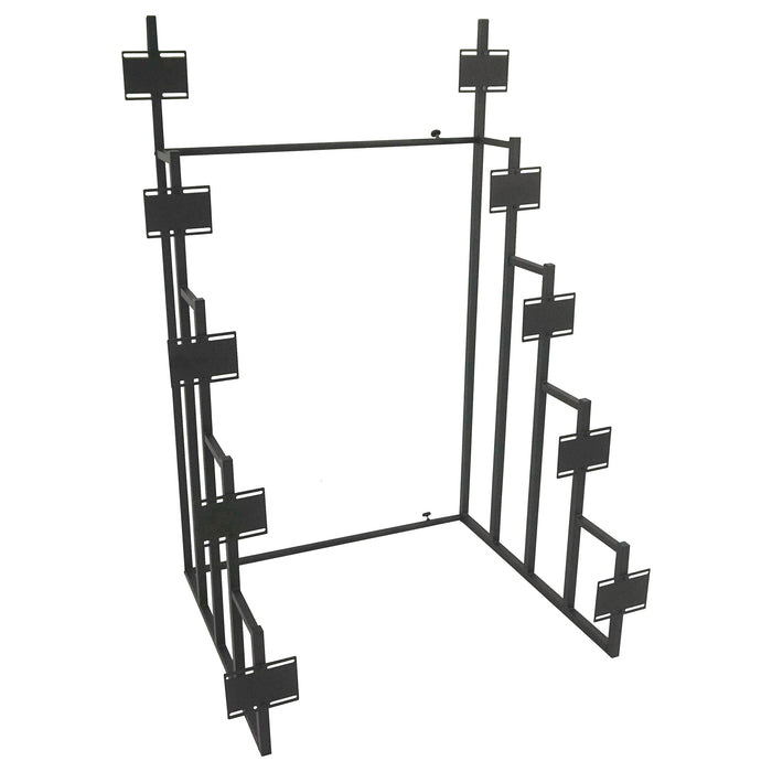 Duarto 5-tier Headboard Display Rack Black - Orbit Furniture (Richmond,BC)