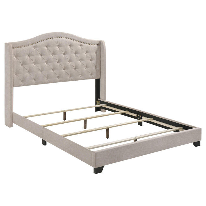 Sonoma Camel Back Full Bed Beige - Orbit Furniture (Richmond,BC)