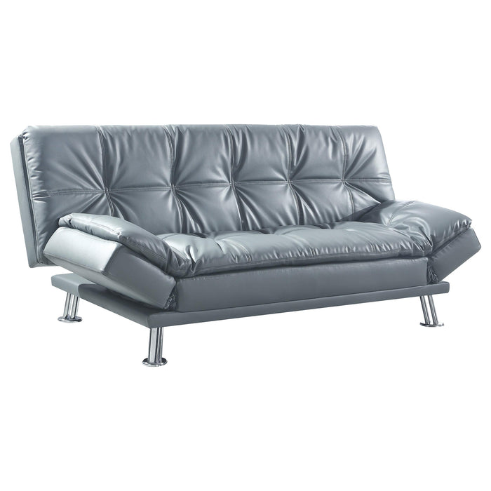 Dilleston Tufted Back Upholstered Sofa Bed Grey - Orbit Furniture (Richmond,BC)