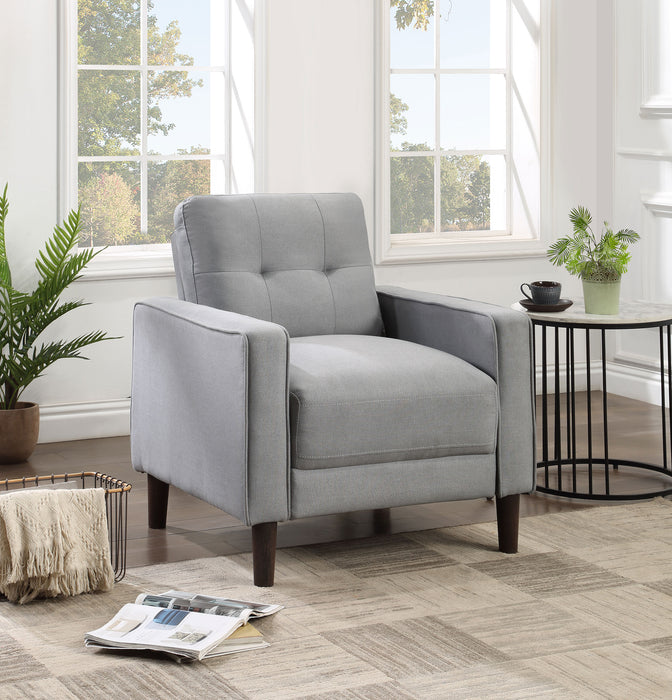 Bowen Upholstered Track Arms Tufted Chair - Orbit Furniture (Richmond,BC)