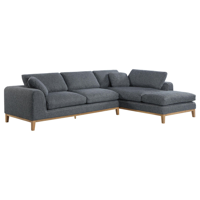 Persia 2-piece Modular Sectional Grey - Orbit Furniture (Richmond,BC)