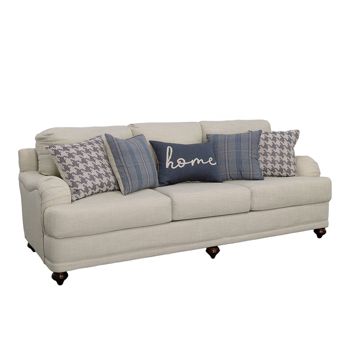 Glenn Recessed Arms Sofa Light Grey - Orbit Furniture (Richmond,BC)