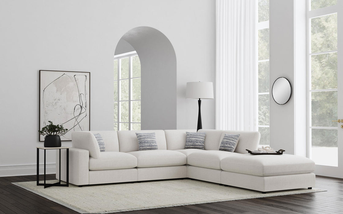 Serene 5-piece Upholstered Modular Sectional Sofa Beige - Orbit Furniture (Richmond,BC)
