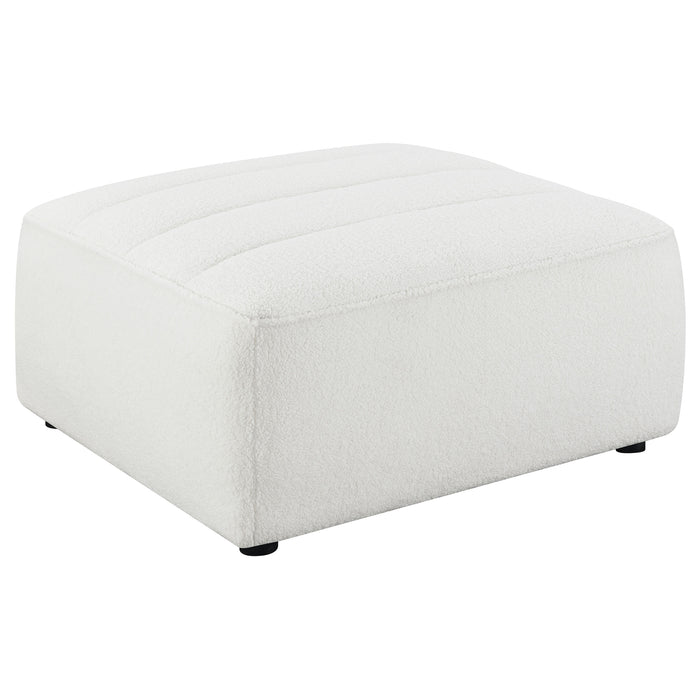 Sunny Upholstered Ottoman Natural - Orbit Furniture (Richmond,BC)