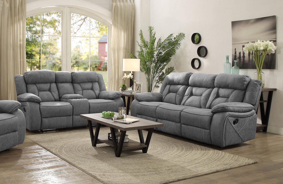 Higgins Upholstered Tufted Living Room Set - Orbit Furniture (Richmond,BC)