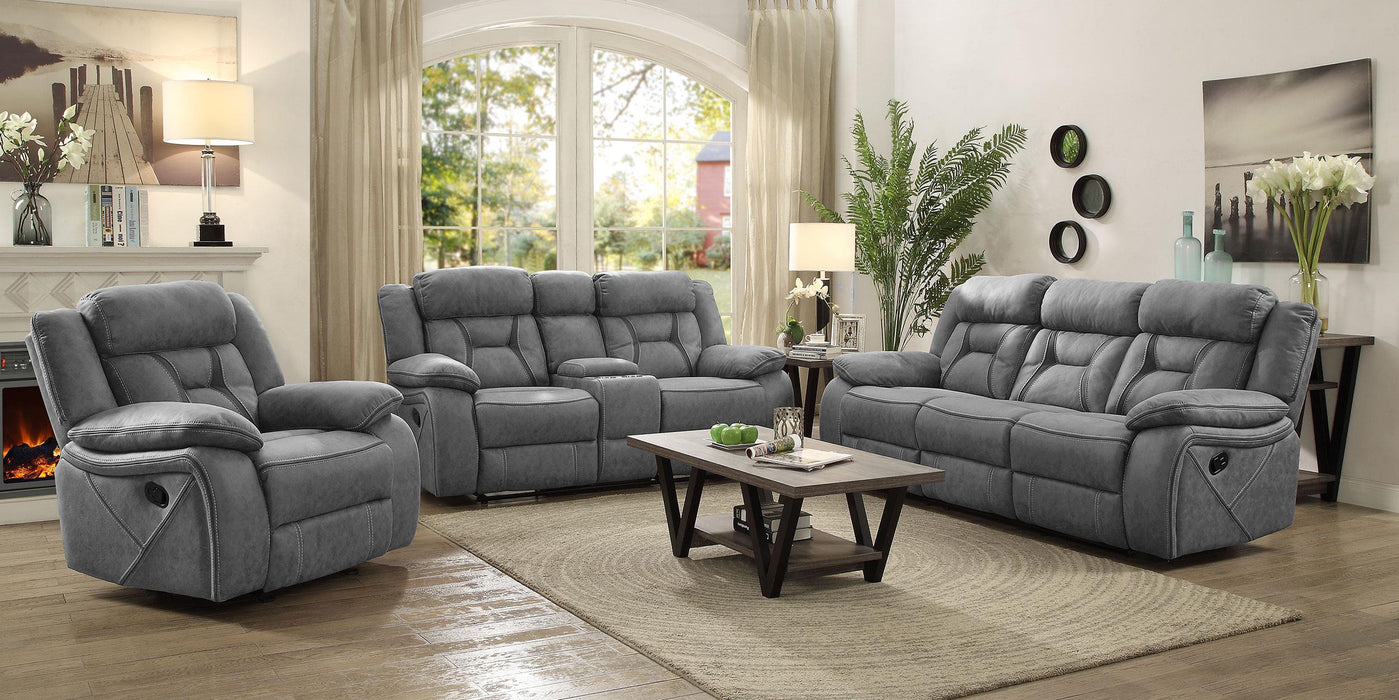 Higgins Upholstered Tufted Living Room Set - Orbit Furniture (Richmond,BC)