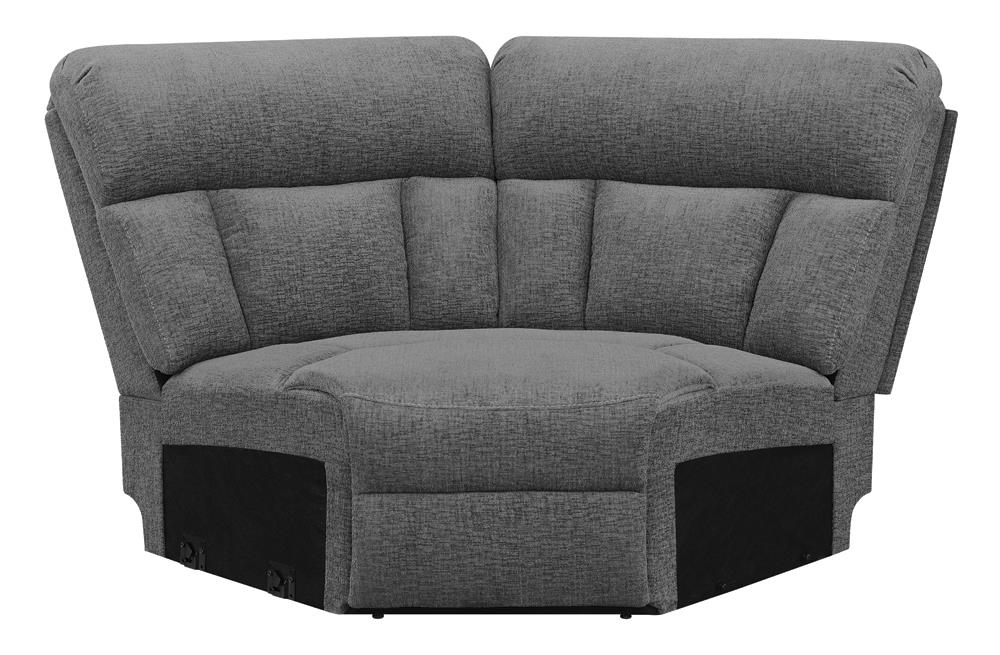 Bahrain Upholstered Wedge Charcoal - Orbit Furniture (Richmond,BC)