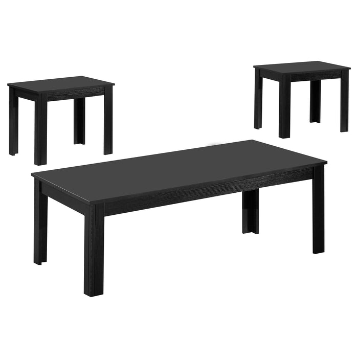 Elias 3-piece Silhouette Occasional Set Black - Orbit Furniture (Richmond,BC)