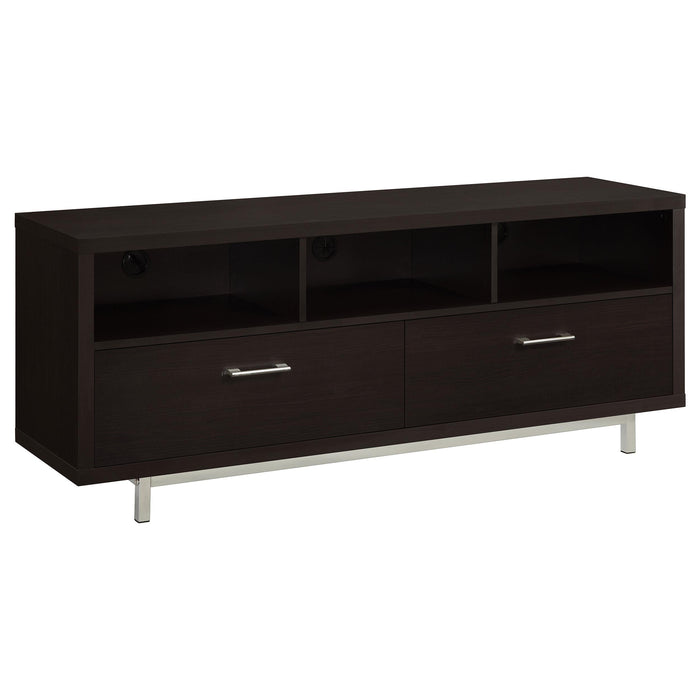 Casey 2-drawer Rectangular TV Console Cappuccino - Orbit Furniture (Richmond,BC)
