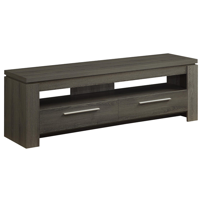 Elkton 2-drawer TV Console Weathered Grey - Orbit Furniture (Richmond,BC)
