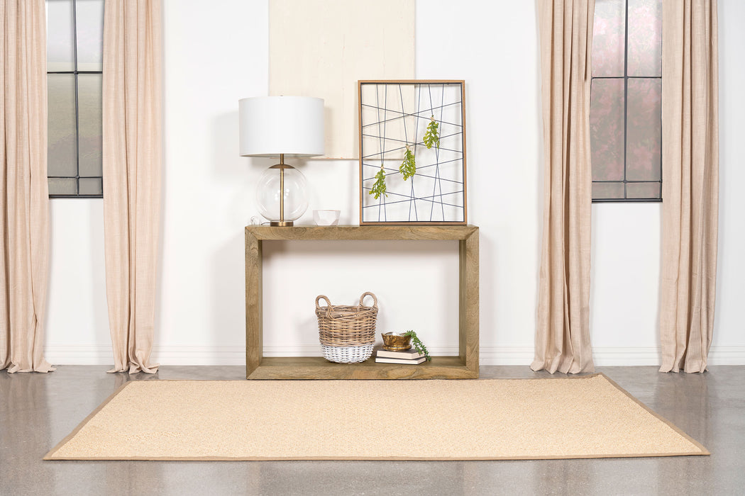 Benton Rectangular Solid Wood Sofa Table Natural - Orbit Furniture (Richmond,BC)