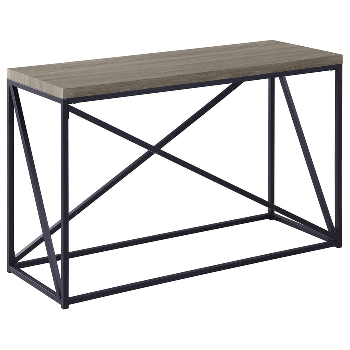 Birdie Rectangular Sofa Table Sonoma Grey - Orbit Furniture (Richmond,BC)