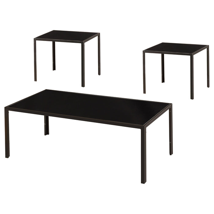 Brock 3-piece Occasional Table Set Warm Medium Brown - Orbit Furniture (Richmond,BC)