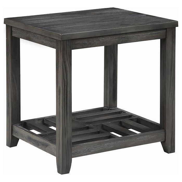 Cliffview 1-shelf Rectangular End Table Grey - Orbit Furniture (Richmond,BC)
