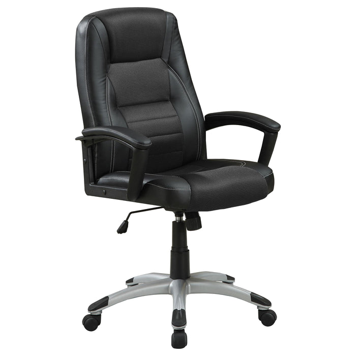 Dione Adjustable Height Office Chair Black - Orbit Furniture (Richmond,BC)