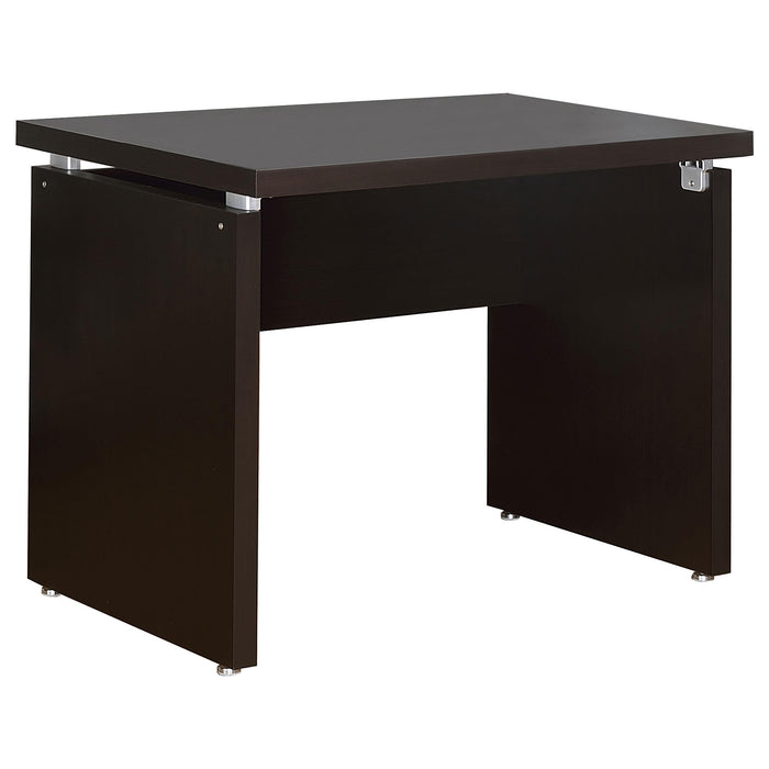 Skylar Extension Desk Cappuccino - Orbit Furniture (Richmond,BC)