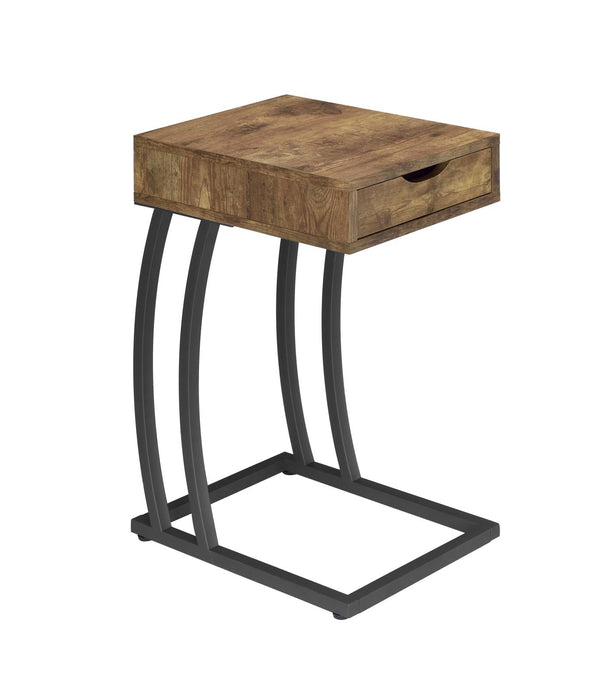 Troy Accent Table with Power Outlet Antique Nutmeg - Orbit Furniture (Richmond,BC)