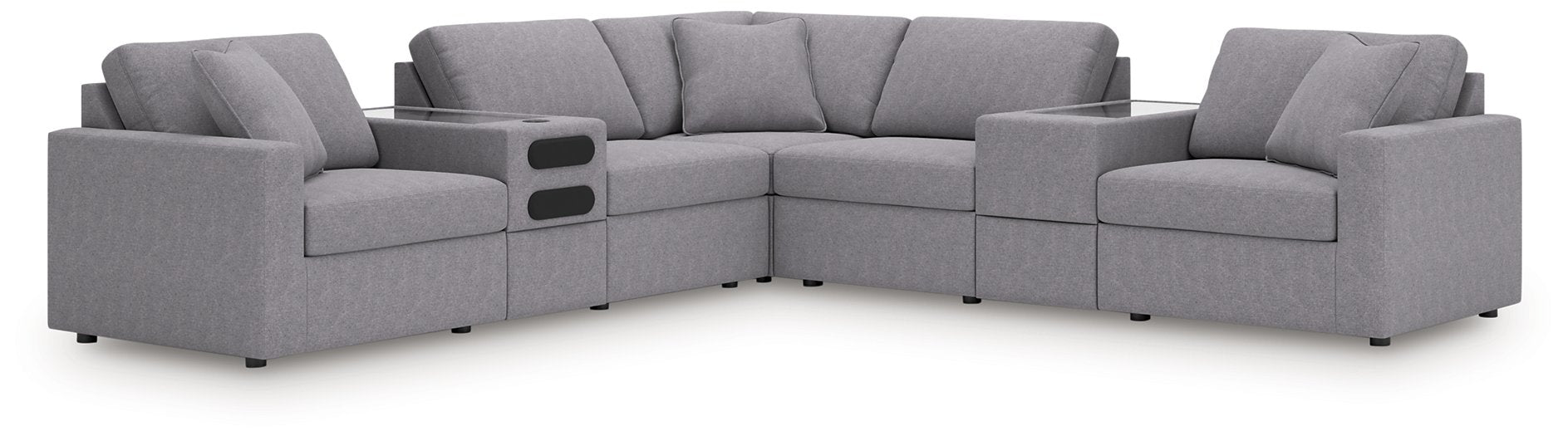 Modmax Balanced Sectional with Audio and Storage Consoles - Orbit Furniture (Richmond,BC)