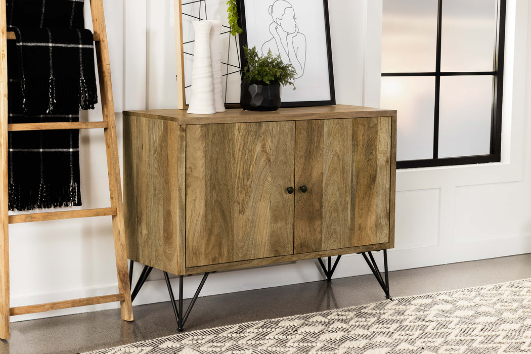 Eileen Rectangular 2-door Accent Cabinet Natural - Orbit Furniture (Richmond,BC)