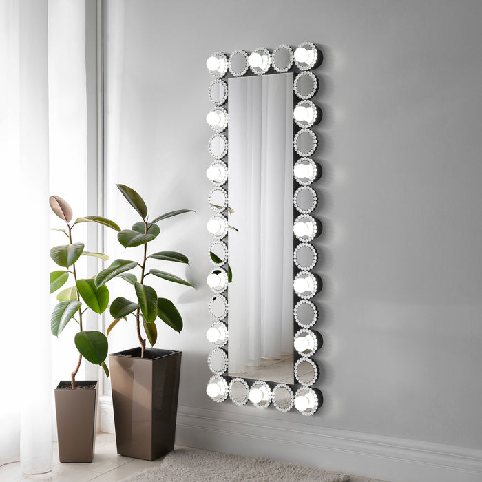 Aghes Rectangular Wall Mirror with LED Lighting Mirror - Orbit Furniture (Richmond,BC)