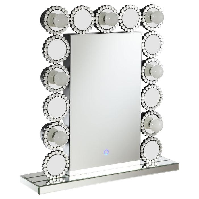 Aghes Rectangular Table Mirror with LED Lighting Mirror - Orbit Furniture (Richmond,BC)