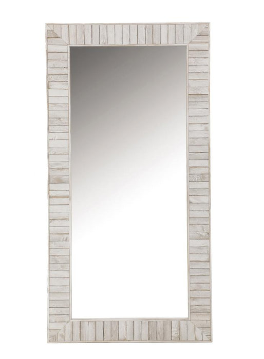 Pino Rectangular Wall Mirror White - Orbit Furniture (Richmond,BC)