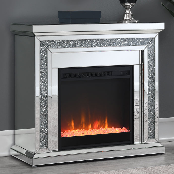 Lorelai Rectangular Freestanding Fireplace Mirror - Orbit Furniture (Richmond,BC)