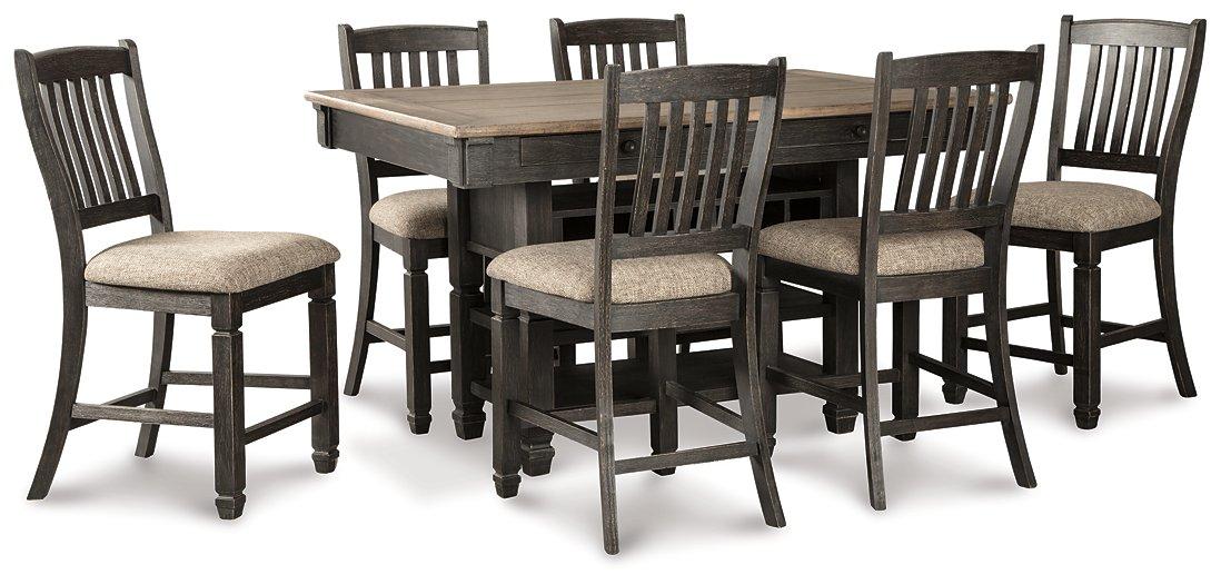 Tyler Creek Counter Height Dining Set - Orbit Furniture (Richmond,BC)