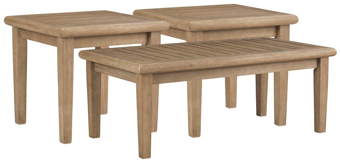 Gerianne Outdoor Occasional Table Set - Orbit Furniture (Richmond,BC)